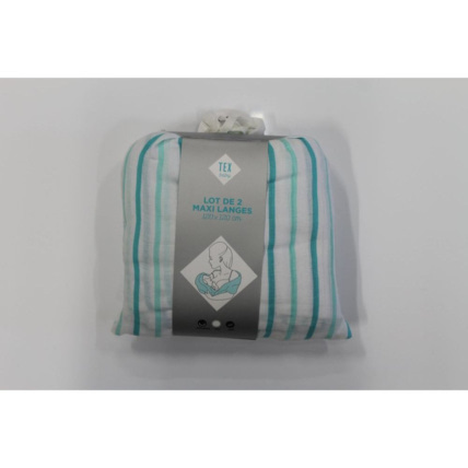 Avis Lot de 2 maxi langes Bébé TEX Baby 1