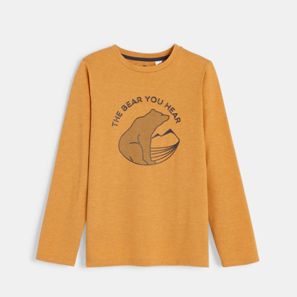 Avis T-shirt à motif jaune garçon OKAIDI 1