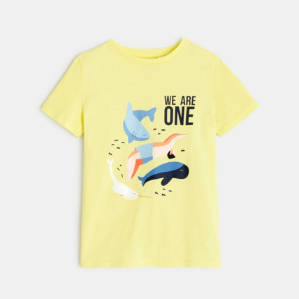 Avis T-shirt Surfrider "we are one" jaune garçon OKAIDI 2