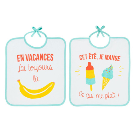 Avis Lot de 2 bavoirs vacances Babycalin 1