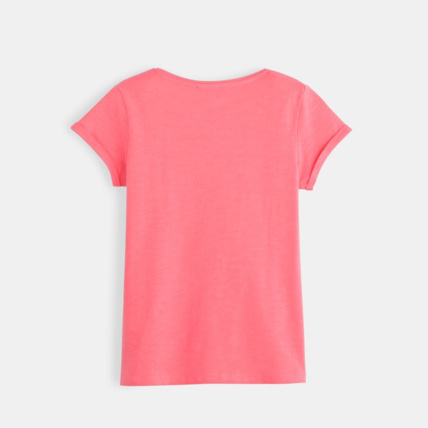 Avis T-shirt fantaisie rose fille OKAIDI 2