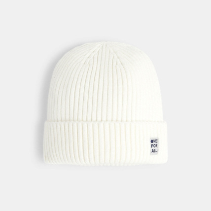 Avis Bonnet en tricot côtelé blanc garçon OKAIDI 1