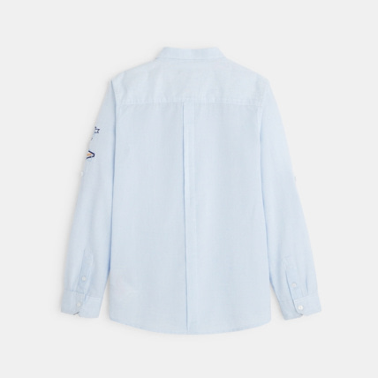 Avis Chemise légère bleue garçon OKAIDI 2