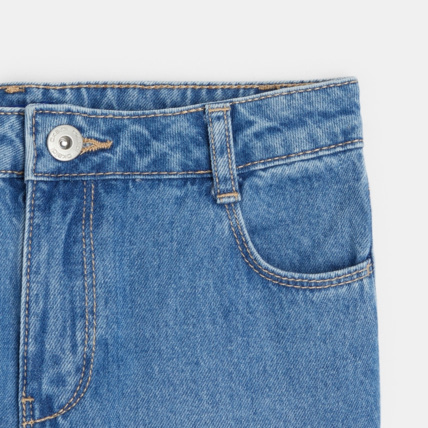 Avis Jean droit délavé bleu fille OKAIDI 3