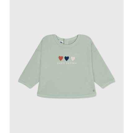 Avis Sweatshirt en molleton bébé Herbier Petit Bateau 1