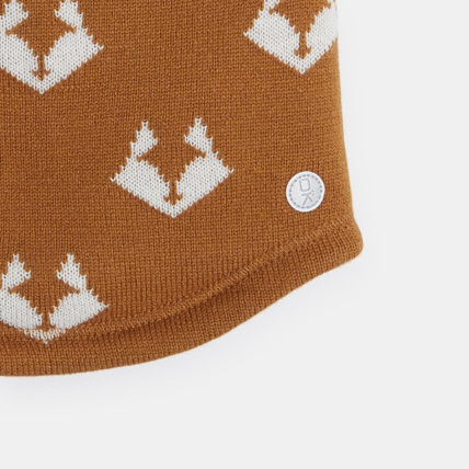 Avis Snood en tricot motif renard orange garçon OKAIDI 3