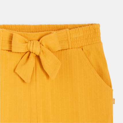 Avis Pantalon en jersey gaufré jaune fille OKAIDI 2