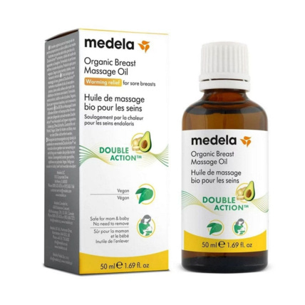 Avis Huile de massage Double Action™ bio pour les seins MEDELA 1