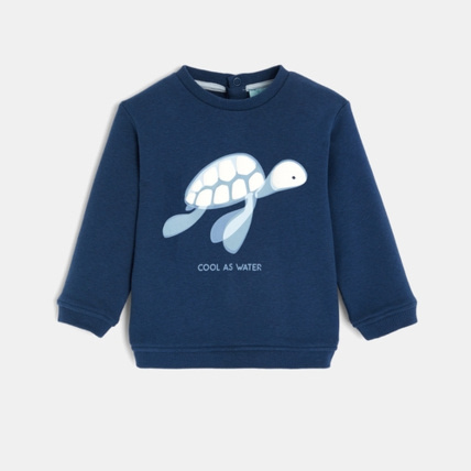 Avis Pull molleton bleu OBAÏBI 1