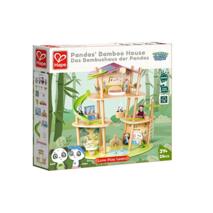 Avis Maison en bambou famille panda HAPE 1