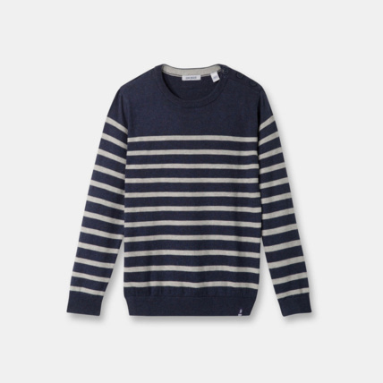Avis Pull rayé bleu garçon OKAIDI 1