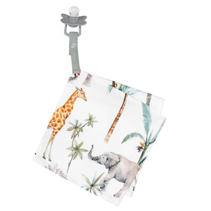 Avis Doudou lange attache tétine en coton Sevira Kids 1