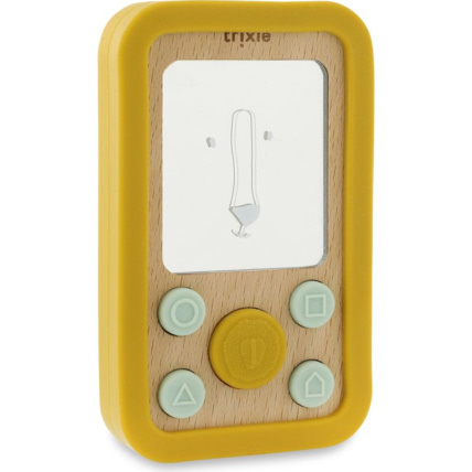 Avis Jouet d'activités téléphone en silicone et bois Mr. Lion Trixie 1