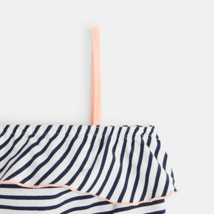Avis Pyjama d'été rayé et volanté fille OKAIDI 3