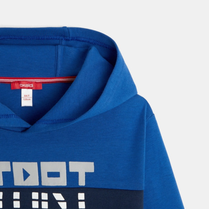 Avis Sweat capuche colorblocks bleu garçon OKAIDI 3