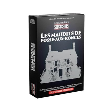 Avis SOUS SCELLES: LES MAUDITS DE FOSSE-AUX-RONCES Enigami 1