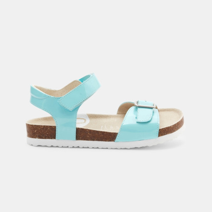 Avis Sandales confort vernies turquoise fille OKAIDI 1