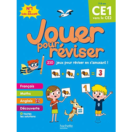 Avis Jouer pour réviser - Du CE1 au CE2 - Cahier de vacances 2023 Hachette Éducation 1