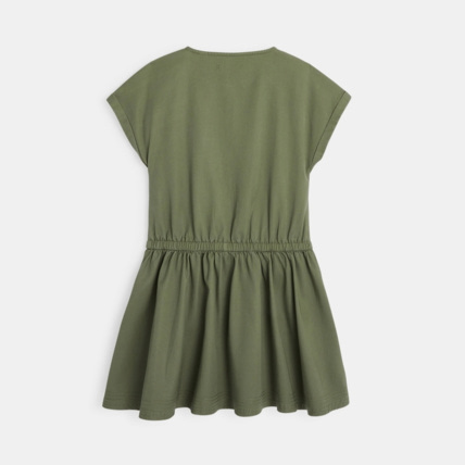 Avis Robe boutonnée en twill verte fille OKAIDI 5