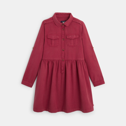 Avis Robe-chemisier évasée rose fille OKAIDI 1