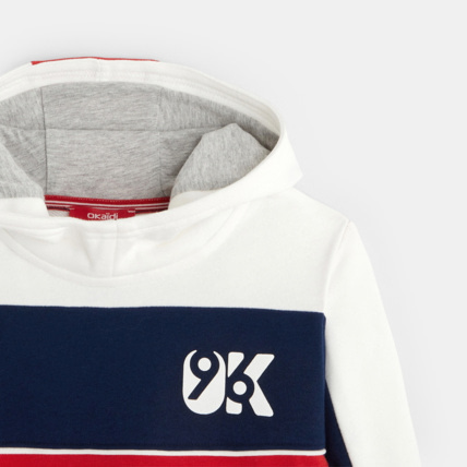Avis Sweat-shirt à capuche OK96 rouge garçon OKAIDI 3