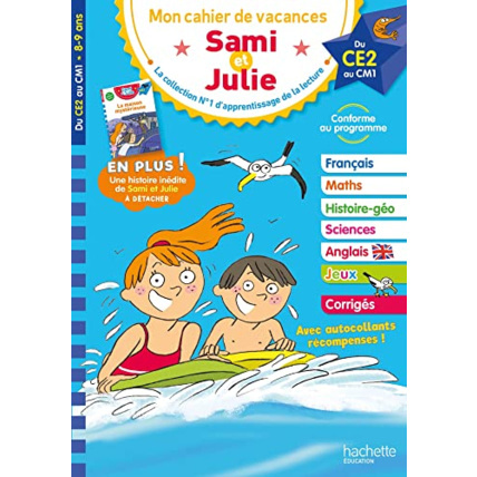 Avis Cahier de vacances Sami et Julie Du CE2 au CM1 - Cahier de vacances 2023 Hachette Éducation 1