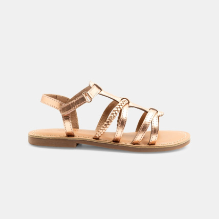 Avis Sandales en cuir roses fille OKAIDI 2