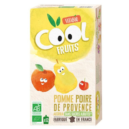 Avis Cool Fruits - Pomme Poire de Provence Acérola Babybio 1