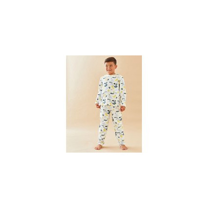 Avis Pyjama  2 pièces imprimés dino en velours NOUKIE'S 1