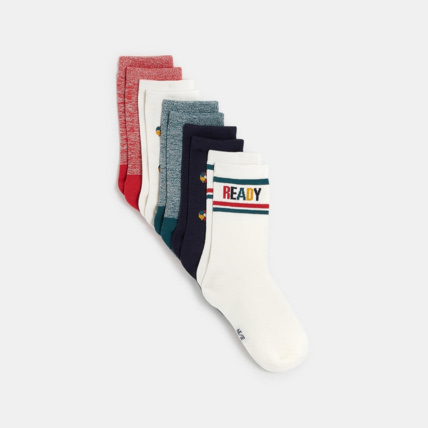 Avis Chaussettes fantaisie (lot de 5) vertes garçon OKAIDI 1