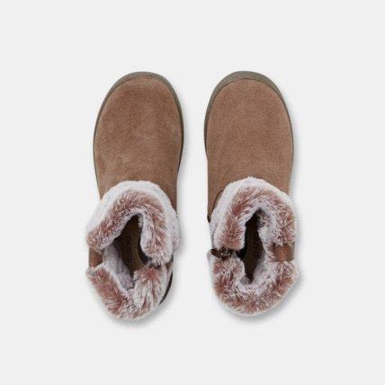 Avis Boots fourrées en cuir blanches fille OKAIDI 2