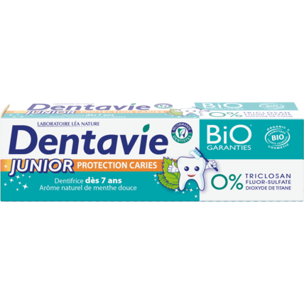 Avis Dentrifrice Junior + 7 ans Dentavie 1