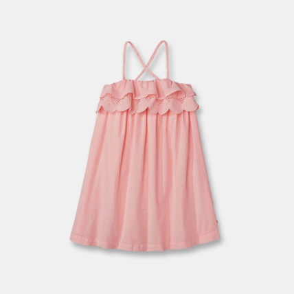 Avis Robe à bretelles rose fille OKAIDI 1