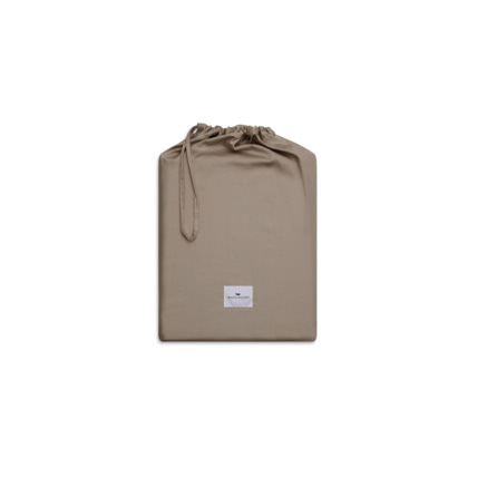 Avis Housse de couette en satin de coton - Taupe Mon Lit Cabane 4