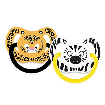 Avis Sucette physiologique +6 mois Duo Jungle (silicone) DODIE 1