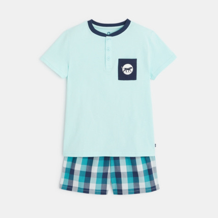 Avis Pyjama d'été 2 pièces bleu garçon OKAIDI 2