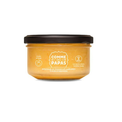 Avis Compote fine de pomme, agrumes, fleur d'oranger  - Dès 8 mois COMME DES PAPAS 1