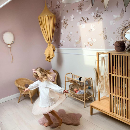 Avis Papier peint enfant oiseaux sur ciel de nuit Dekornik 1