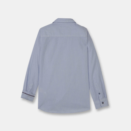 Avis Chemise à rayures fantaisie bleue garçon OKAIDI 2