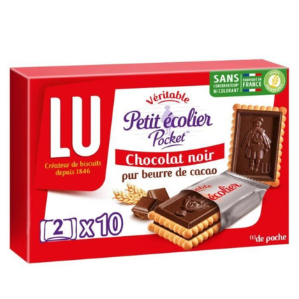 Avis Petit écolier Pocket - Chocolat noir pur beurre de cacao LU 1