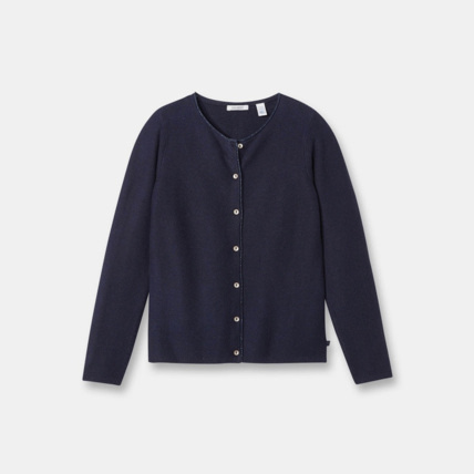 Avis Gilet boutonné bleu fille OKAIDI 1