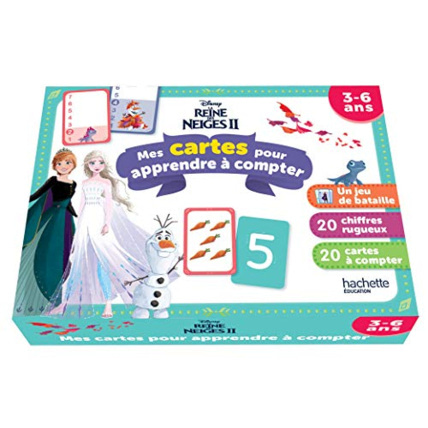 Avis Disney - La Reine des neiges 2 - Mes cartes pour apprendre à compter Hachette Éducation 1