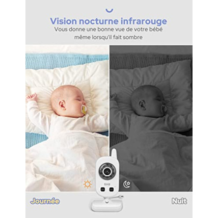 Avis Babyphone vidéo 2.4 pouces GHB 4