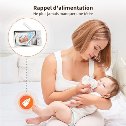Avis Babyphone Vidéo 5.5" LCD Codnida 8