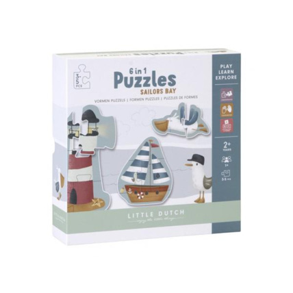 Avis Puzzle 6 en 1  - Sailors bay LITTLE DUTCH 1