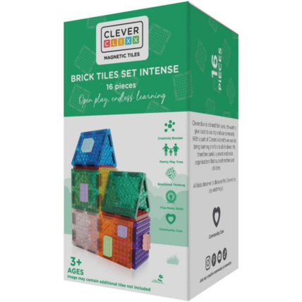 Avis Kit de construction magnétiques de briques intense Cleverclixx 1