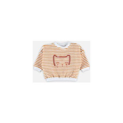 Avis Sweatshirt en éponge rayé NOUKIE'S 1
