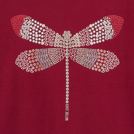 Avis T-shirt en coton biologique rouge fille OKAIDI 3