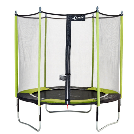 Avis Trampoline de jardin 244 cm + filet de sécurité JUMPI Kangui 2