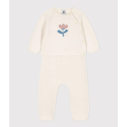 Avis Ensemble 2 pièces en tricot laine et coton Marshmallow Petit Bateau 3